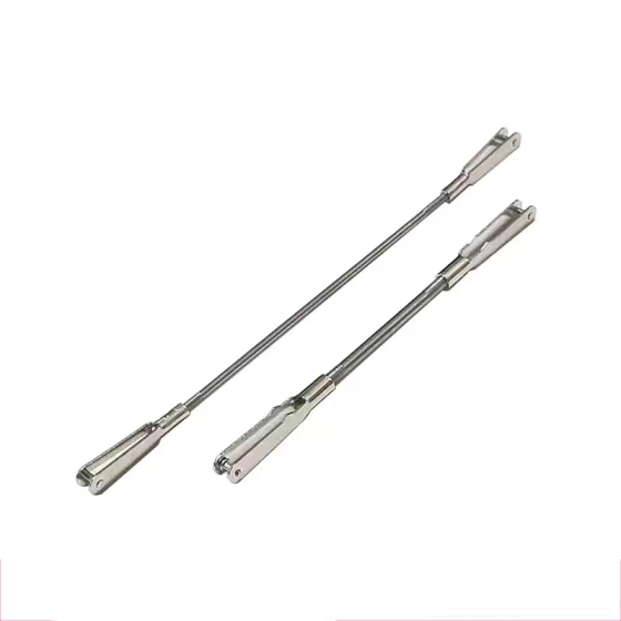 Original M2M3 Remote Control Aircraft Model Accessories Special Fixed Wing Iron Chuck With Steering Gear Tie Rod Metal Rod Clamp